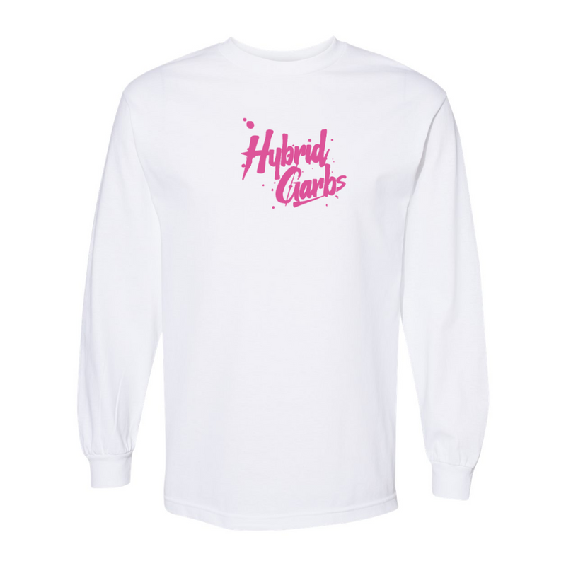 Rogue Wolves (Long Sleeves) - White with Pink