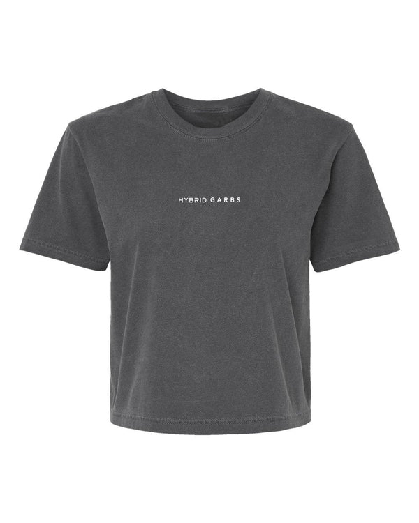 Black Basics Crop T-shirt
