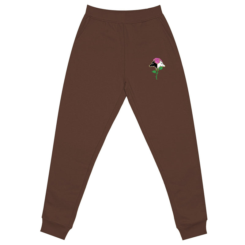 Mocha Blossom Joggers - Brown