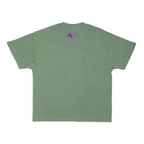 Violet on Sage Oversized Core Tee
