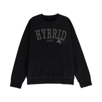 Varsity Summer Crew Neck - Black with Grey