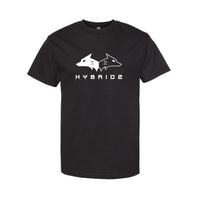 Hybrid 'Origins' T-Shirt - Black with White