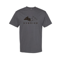 Hybrid 'Origins' T-Shirt - Grey with Black