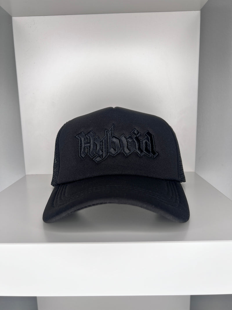 Trucker Hat - Black on Black