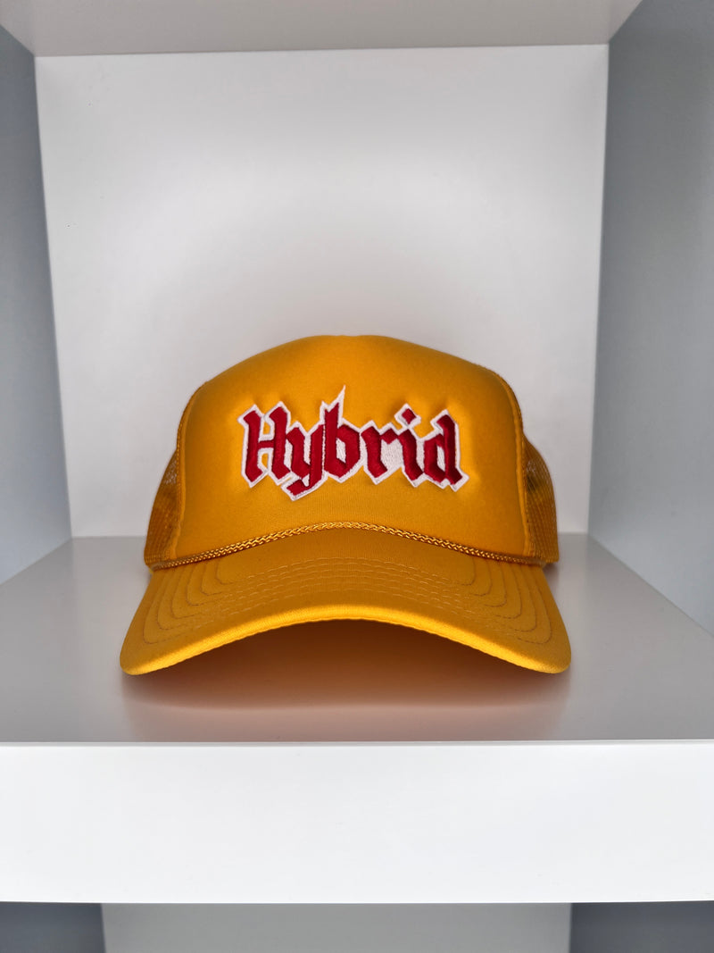 Trucker Hat - Red on Yellow