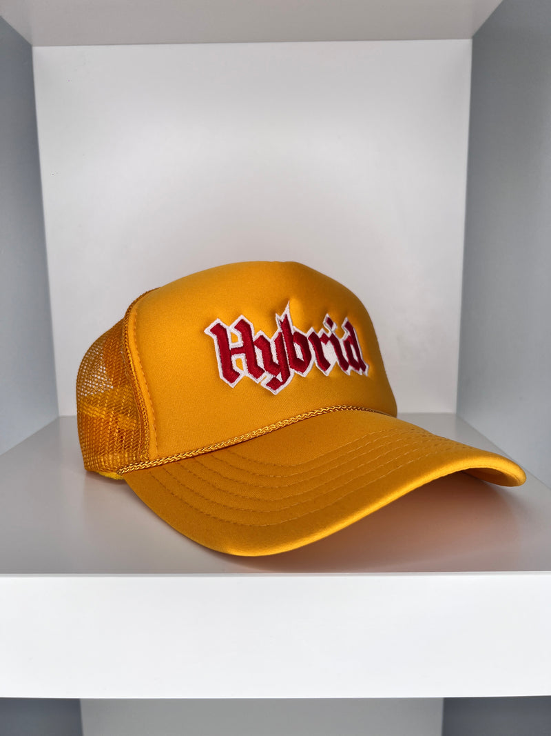 Trucker Hat - Red on Yellow