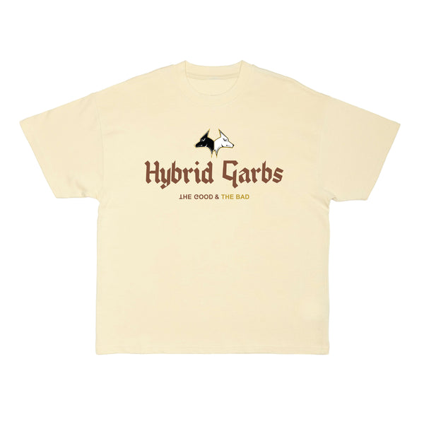 Chestnut on Ivory Oversized Core Tee