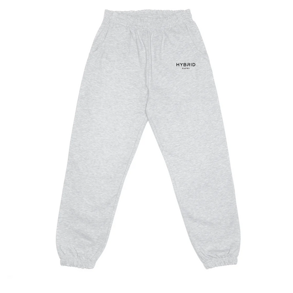 Hybrid Max Heavyweight Joggers - Ash heather with Black