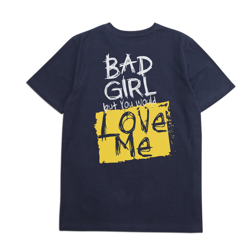 Navy BAD Girl T-Shirt