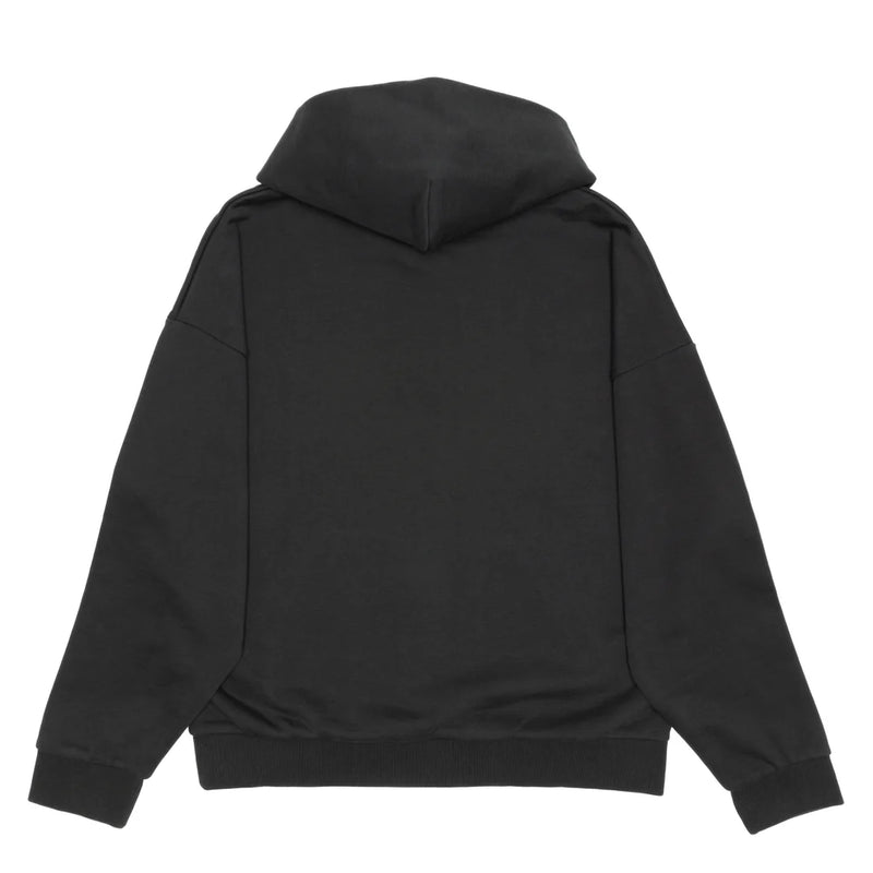 Max Heavy weight Unisex Hoodie - Off Black with White