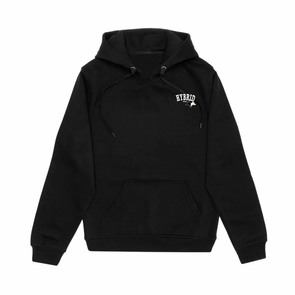 Hybrid Varsity Hoodies - Black