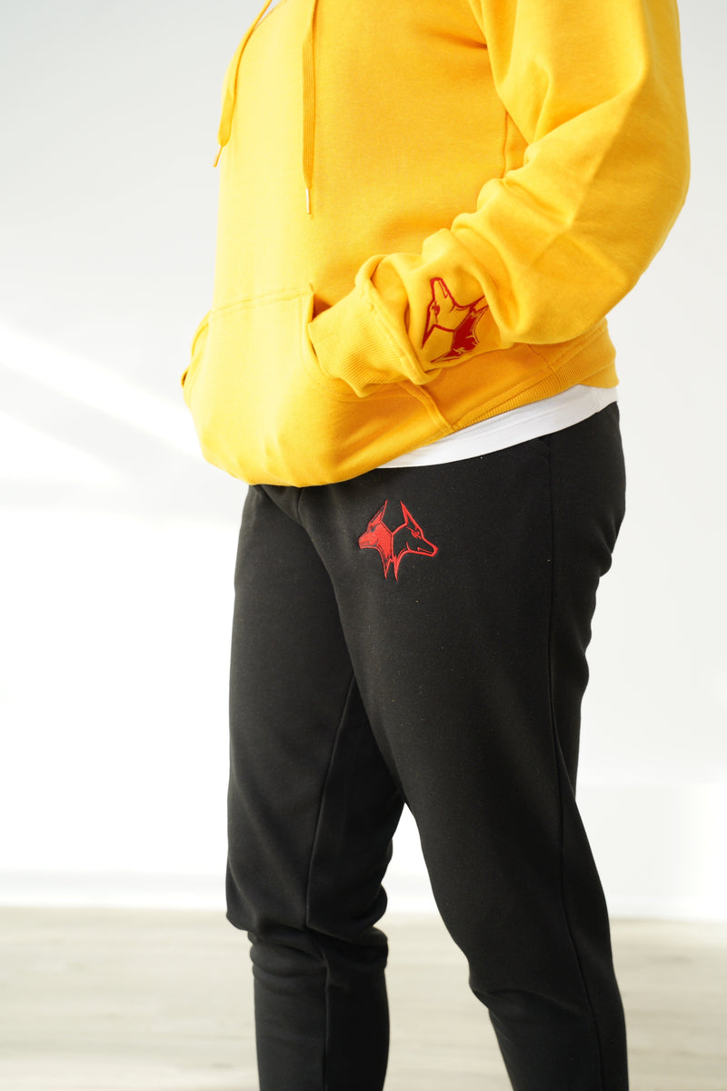 Red Logo Black Jogger