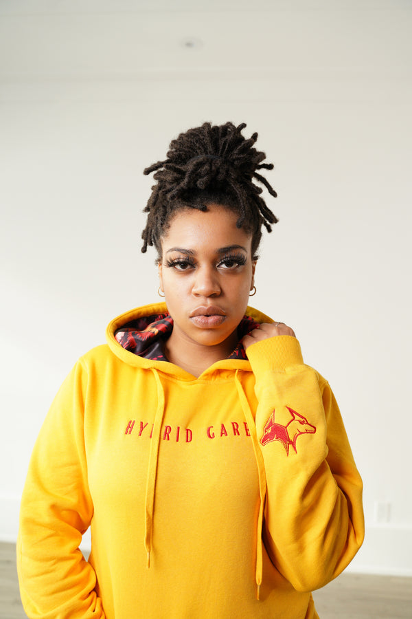 Gold Fire Red RW Lined Hoodie
