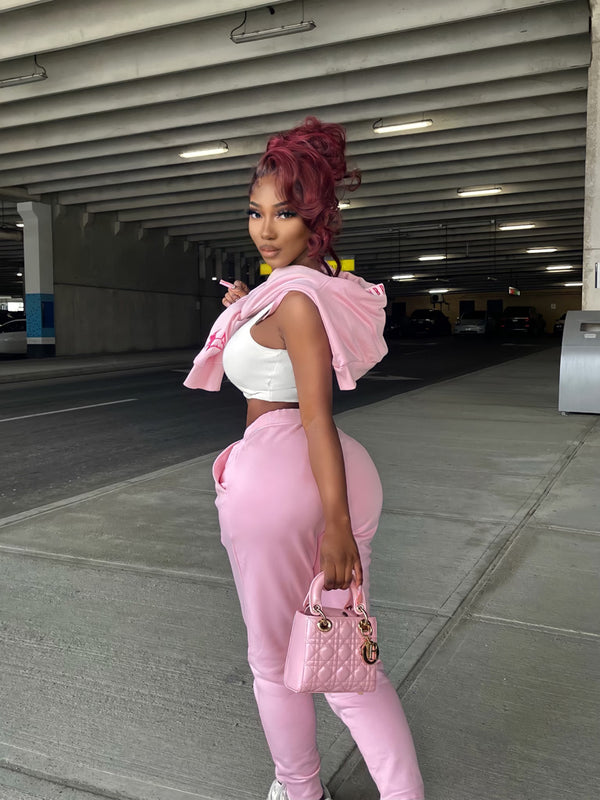 Pink Jogger Pink Logo