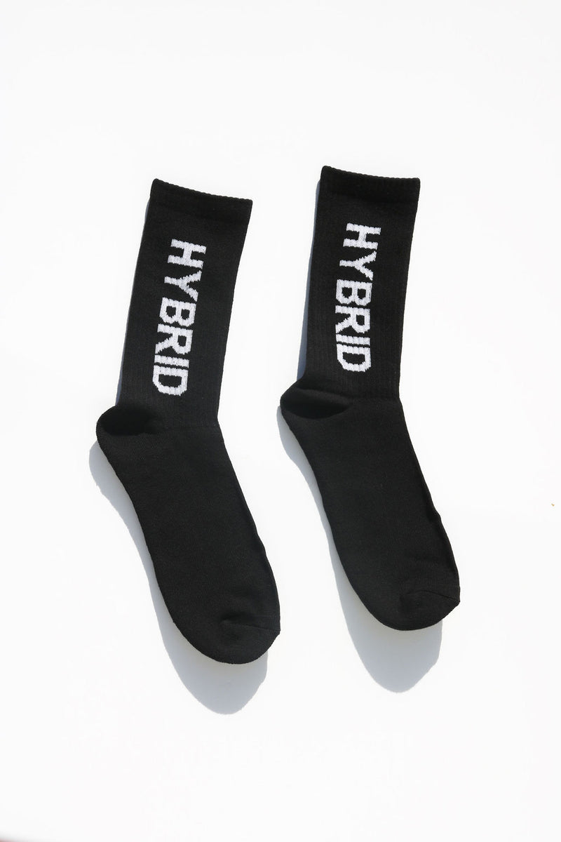 Black Hybrid Socks